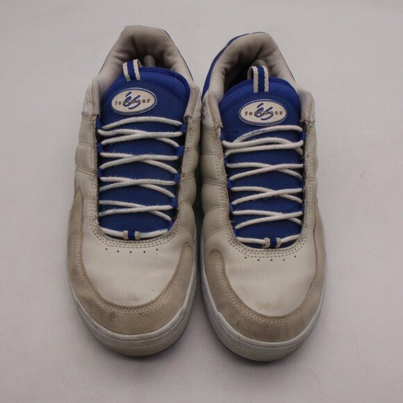 ES Evant White Blue Men's Size US 11 Skateboard Sneakers Lace Up Athletic - Picture 2 of 11